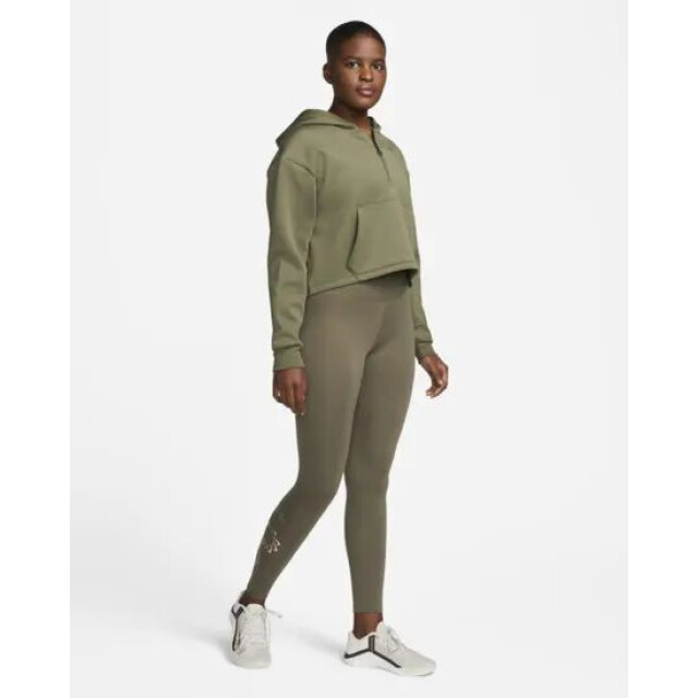 Nike w nk one tf mr tght grx lange trainingslegging dames - 058041_805-M large