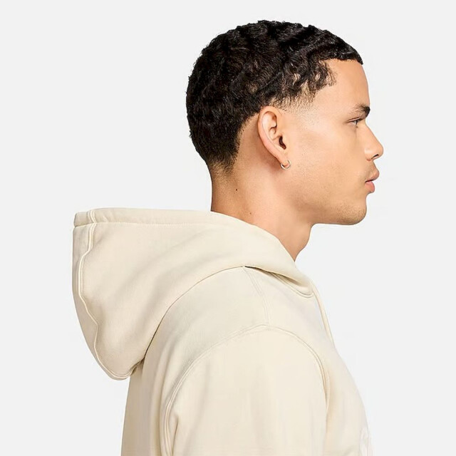 Nike club men's fleece hoodie sport t-shirt korte mouw heren - 068973_800-S large