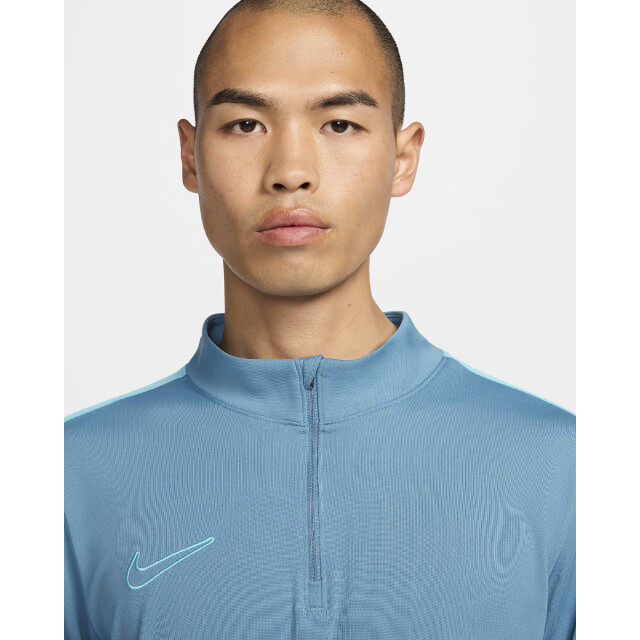 Nike academy men's dri-fit 1/2-zip t-shirt voetbal train lm heren - 067240_200-M large