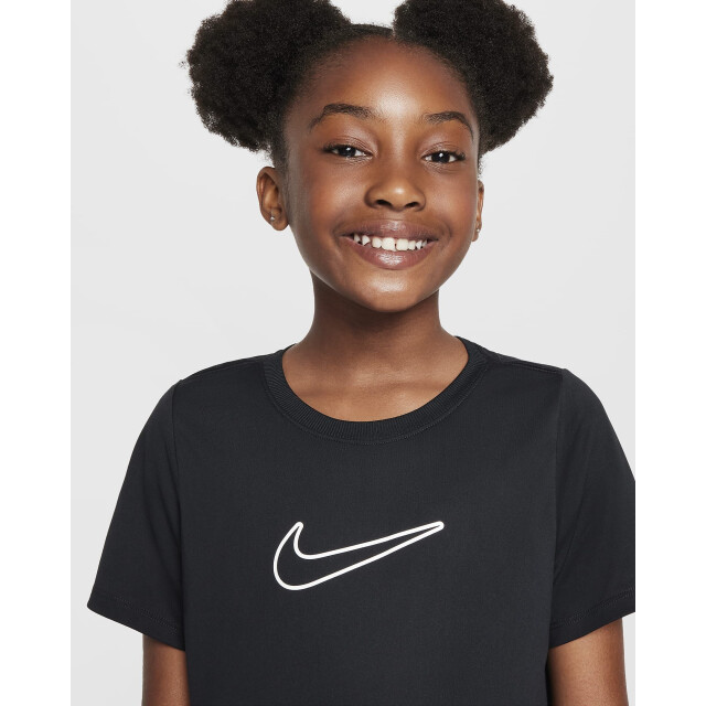 Nike one girls' dri-fit short-sleev training t-shirt korte mouw meisjes - 067278_991-M large