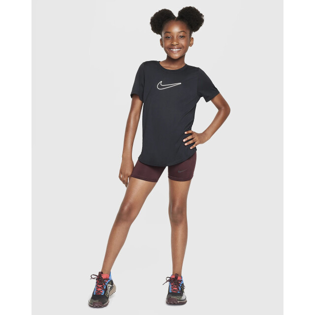 Nike one girls' dri-fit short-sleev training t-shirt korte mouw meisjes - 067278_991-M large