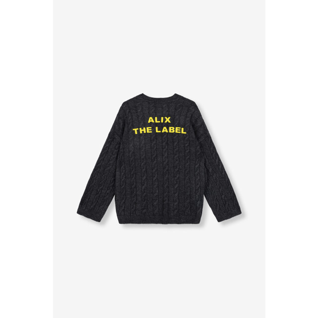 Alix The Label 2509867393 ladies knitted cropped cable jumper 2509867393 Cropped cable jumper large