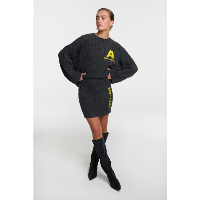 Alix The Label 2509267307 ladies knitted cable skirt 2509267307 Cable skirt large