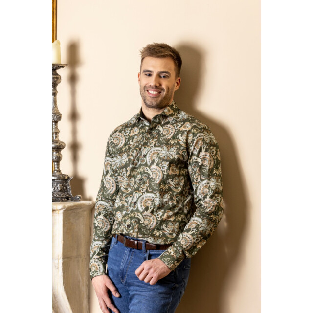 Circle of Gentlemen Nando vintage-brushed touch shirt 100% co 244-20001-453- large