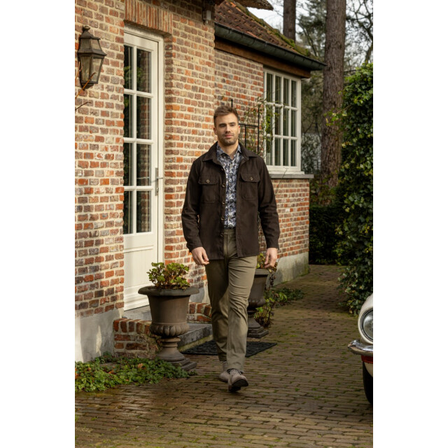 Circle of Gentlemen Nairobi ii allover print overhemd 100% co 244-20026-754- large