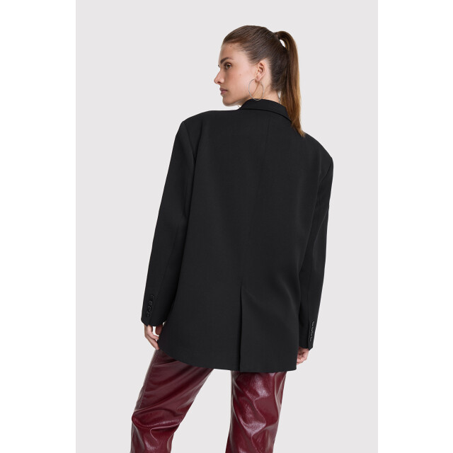 Alix The Label 2509420333 ladies woven grandad r 2509420333 grandad blazer large