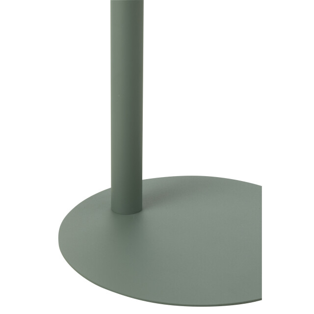 J-Line Side table round metal green 51340 large