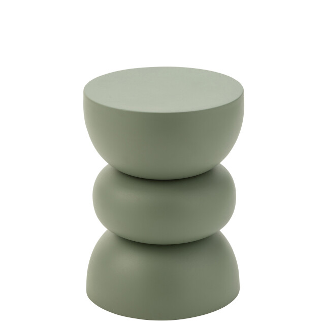 J-Line Side table lise iron green 40762 large