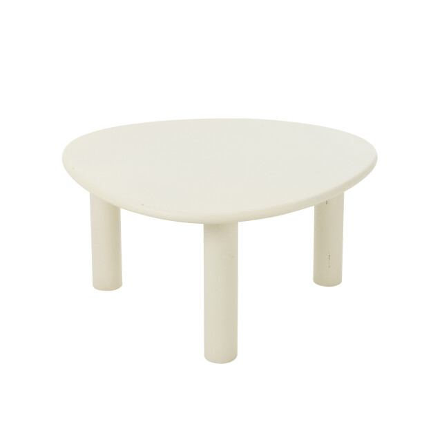 J-Line Side table bali mdf/pvc white medium 50804 large