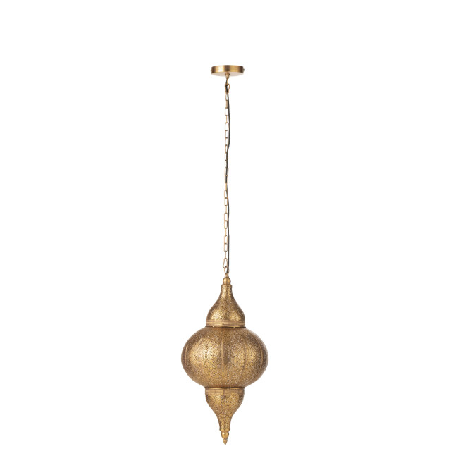 J-Line Hanging lamp bore metal gold small 40890 large