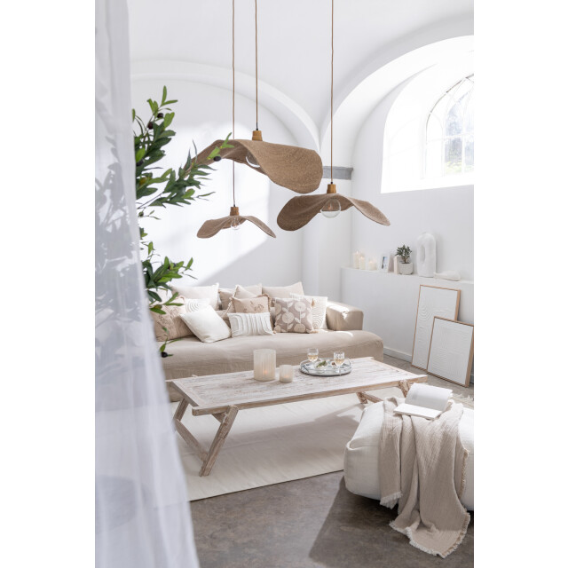 J-Line Hanging lamp moonj grass natural small 43797 large