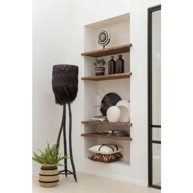 J-Line Lamp branch arthur wood brown large 30991 large