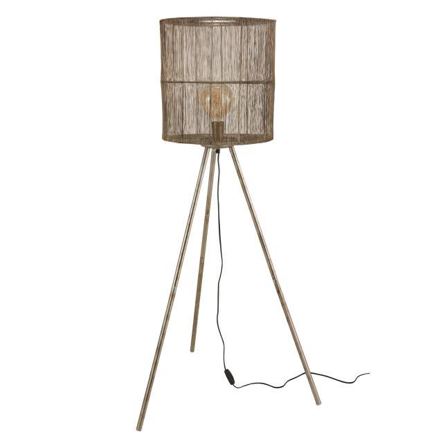 J-Line Standing lamp metal antique brown large 2980 large