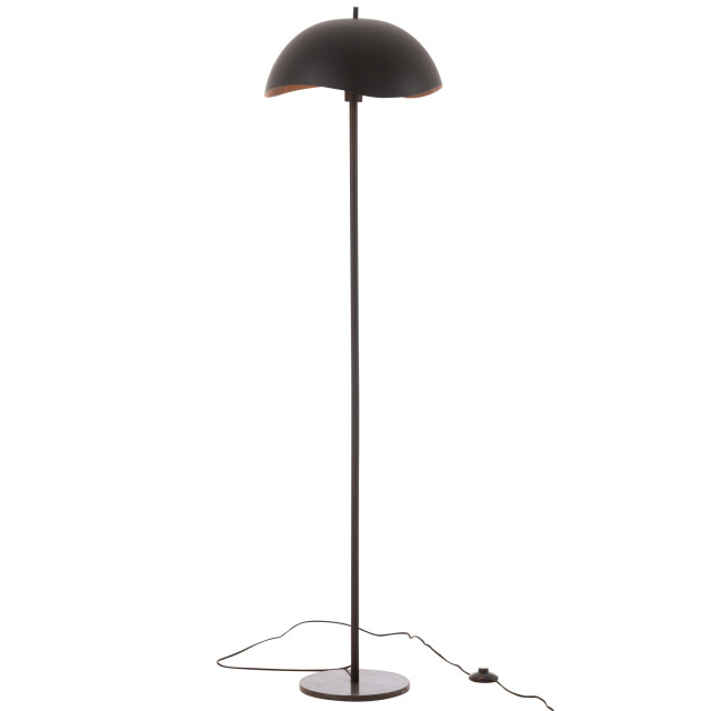 J-Line Floor lamp metal/marble black 49183 large