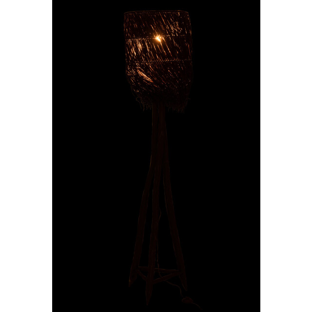 J-Line Lamp branch arthur wood brown large 30991 large