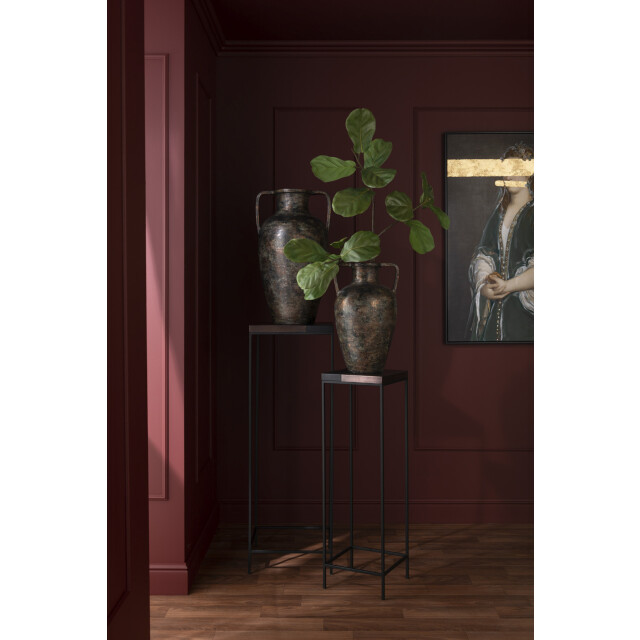 J-Line Set of 2 side table high bronze/black 35918 large