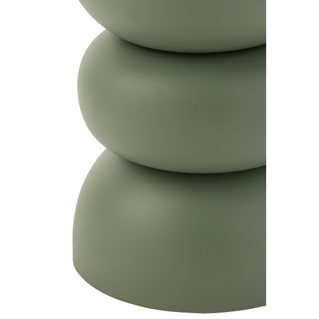J-Line Side table lise iron green 40762 large