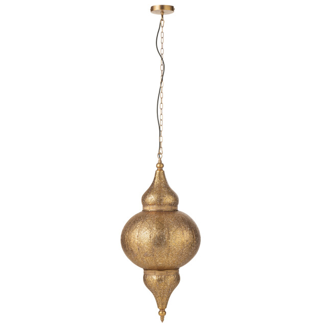 J-Line Hanging lamp bore metal gold large 40891 large