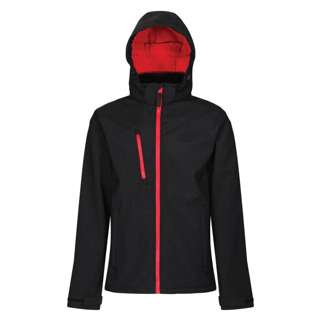 Regatta Heren venturer 3-laags membraan soft shell jas UTLT285_blackred large