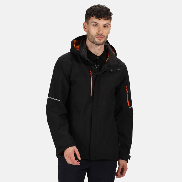 Regatta Heren x-pro exosphere ii softshell jas UTLT287_blackmagmaorange large