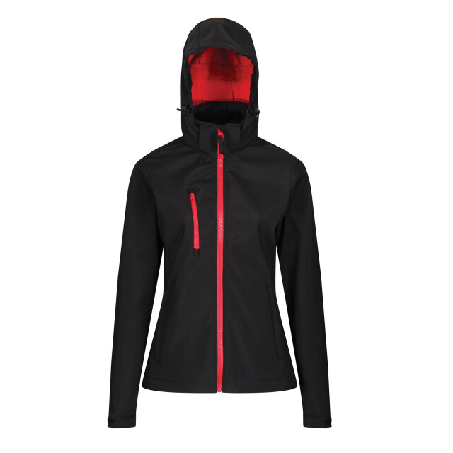 Regatta Dames venturer 3-lagige membraan soft shell jacket UTLT295_blackred large