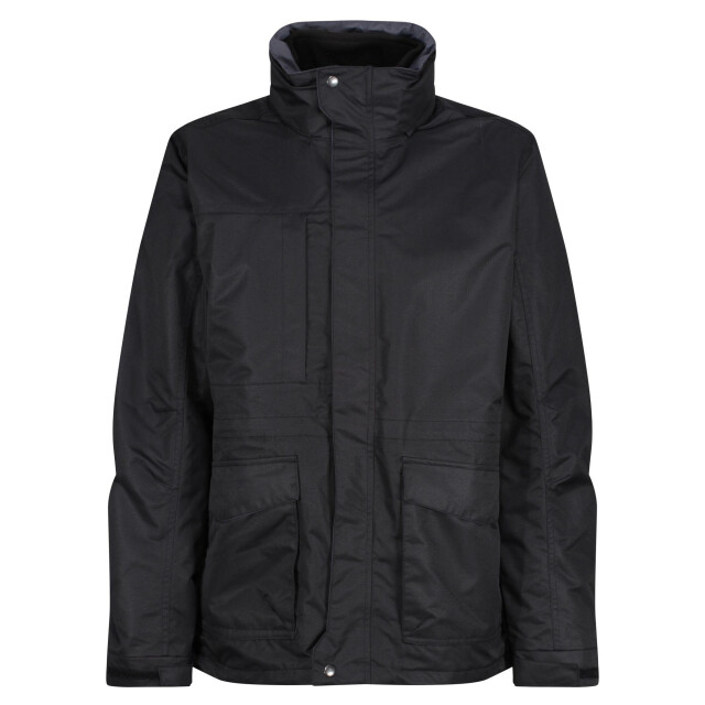 Regatta Heren benson iii hooded jacket UTLT330_trafficblack large