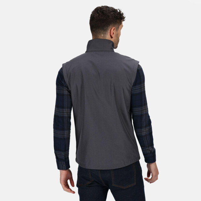 Regatta Heren octagon 3 layer printable softshell bodywarmer UTLT334_sealgrey large
