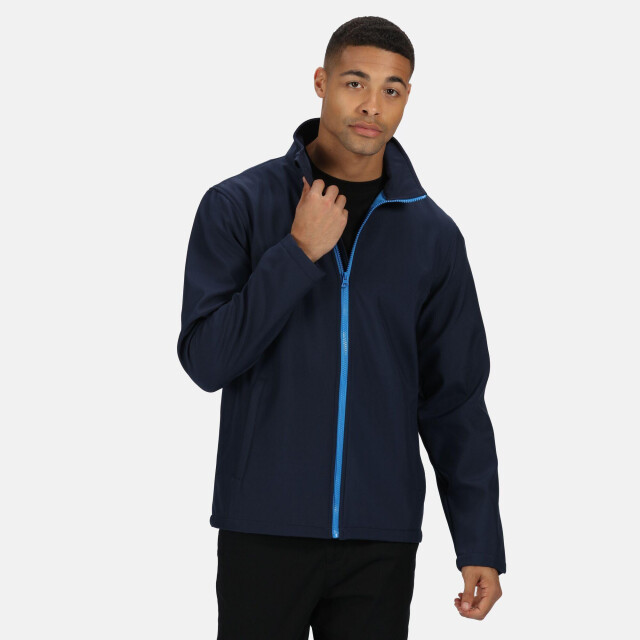 Regatta Heren a afdrukbaar softshell-jasje UTLT338_navyfrenchblue large