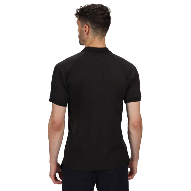 Regatta Professioneel heren coolweave poloshirt met korte mouwen UTLT352_black large