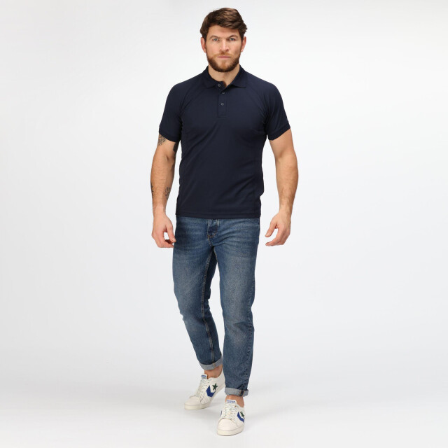 Regatta Professioneel heren coolweave poloshirt met korte mouwen UTLT352_navy large
