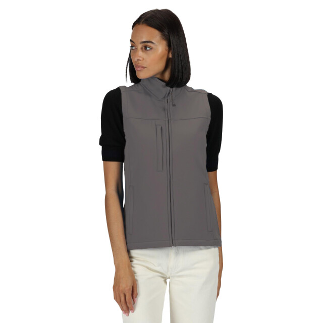 Regatta Dames flux softshell bodywarmer / mouwloos jasje (waterafstotend & windbestendig) UTLT359_sealgrey large