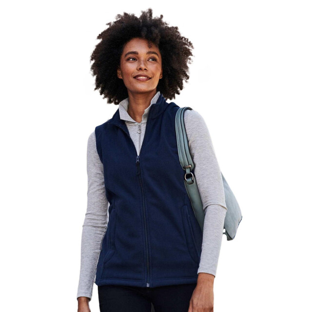 Regatta Vrouwen/dames micro fleece bodywarmer / gilet UTLT366_darknavy large