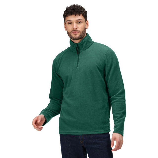 Regatta Heren micro zip neck fleece top UTLT368_bottlegreen large