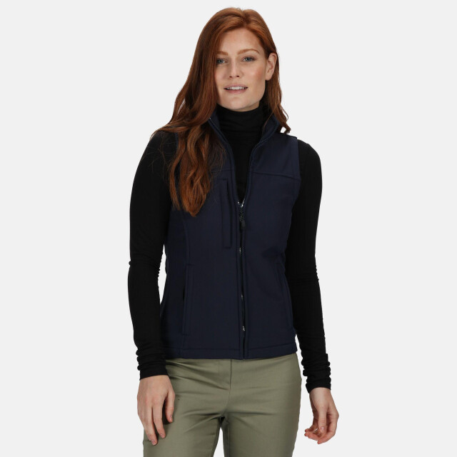 Regatta Dames flux softshell bodywarmer / mouwloos jasje (waterafstotend & windbestendig) UTLT359_navynavy large