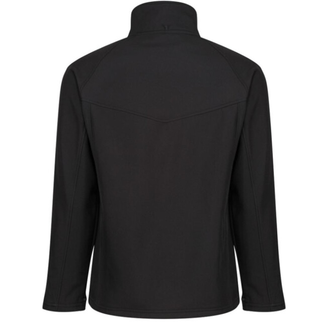 Regatta Roestige heren softshell windbestendige fleece jacket UTLT381_allblack large