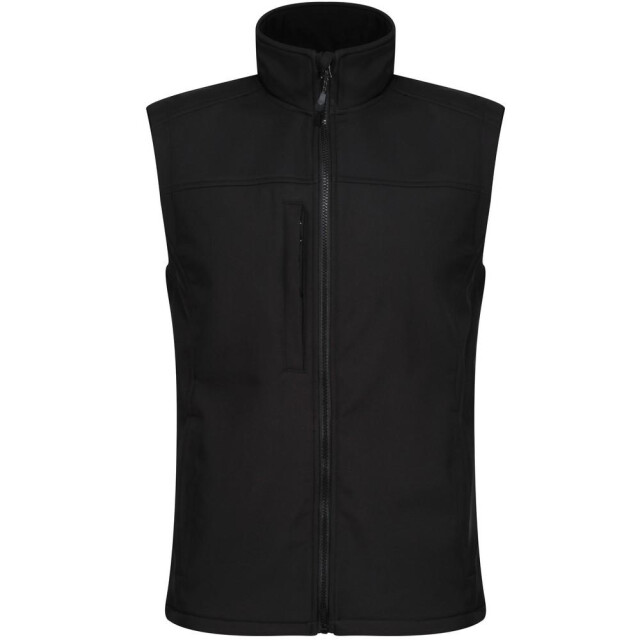 Regatta Heren flux softshell bodywarmer / mouwloos jasje waterafstotend en windbestendig UTLT376_allblack large