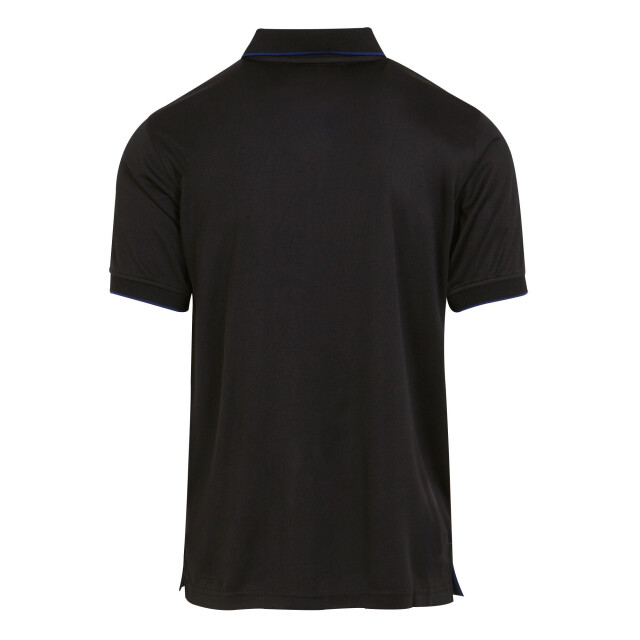 Regatta Heren navigate poloshirt met korte mouwen UTLT393_blacknewroyal large