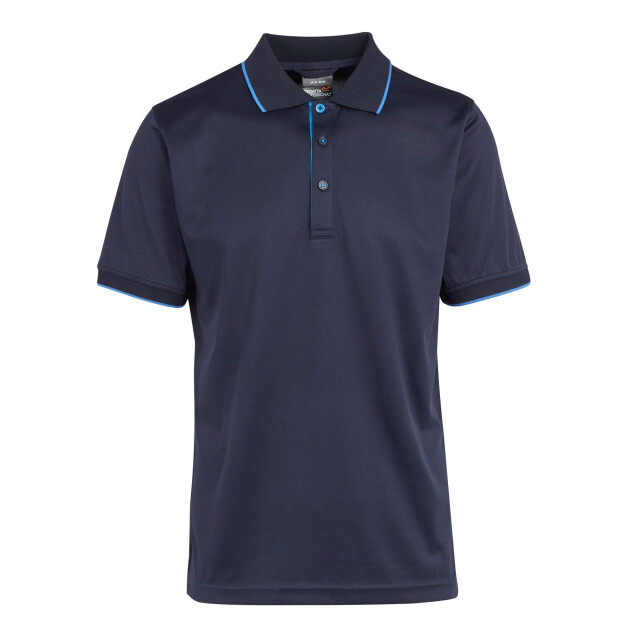 Regatta Heren navigate poloshirt met korte mouwen UTLT393_navyfrenchnavy large