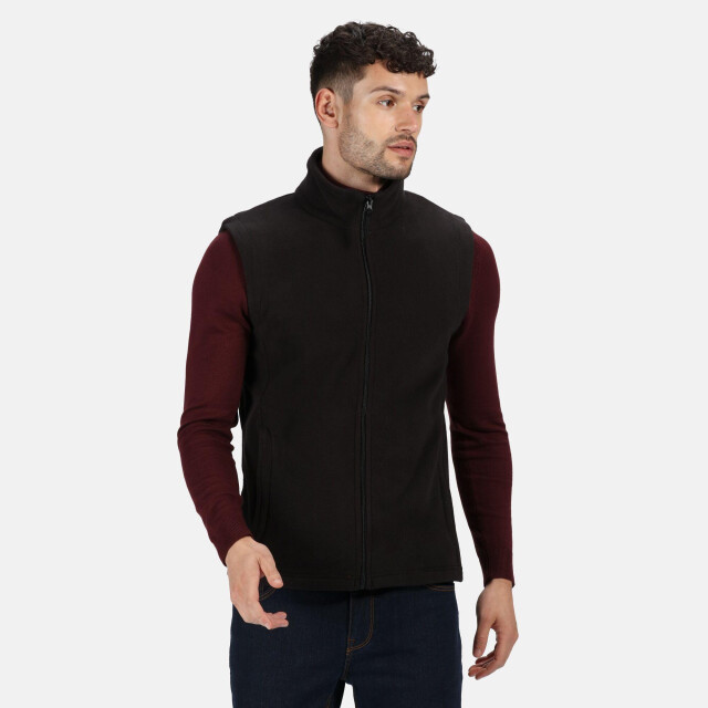 Regatta Heren micro fleece bodywarmer / gilet UTLT450_black large