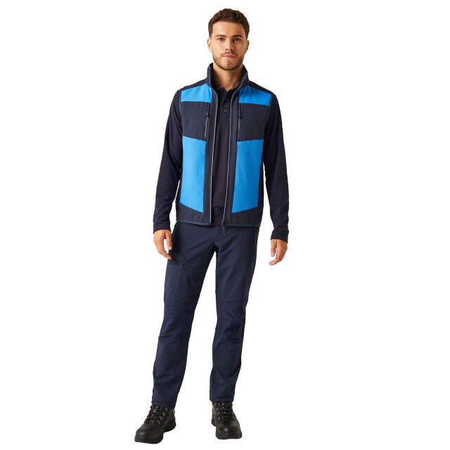 Regatta Heren e-volve colour block softshell bodywarmer UTLT209_strongbluenavy large