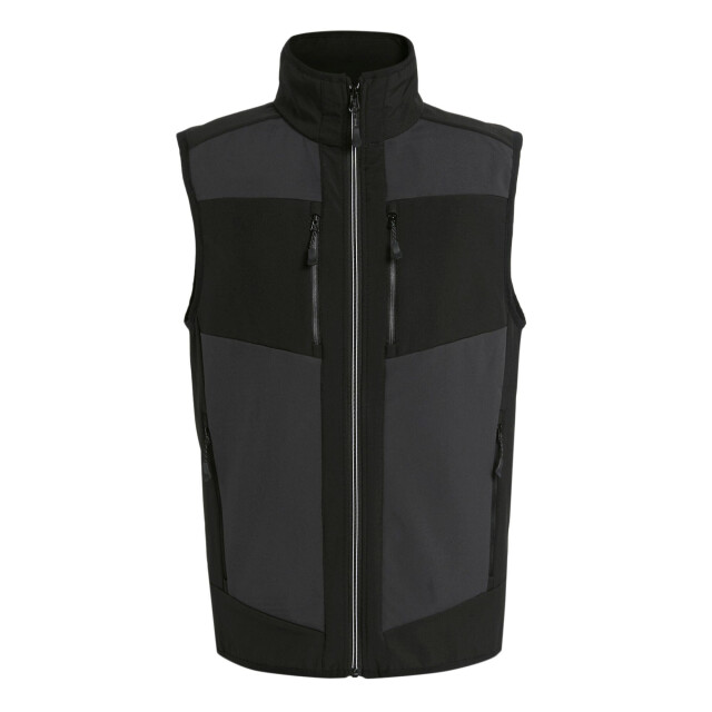 Regatta Heren e-volve colour block softshell bodywarmer UTLT209_ashblack large