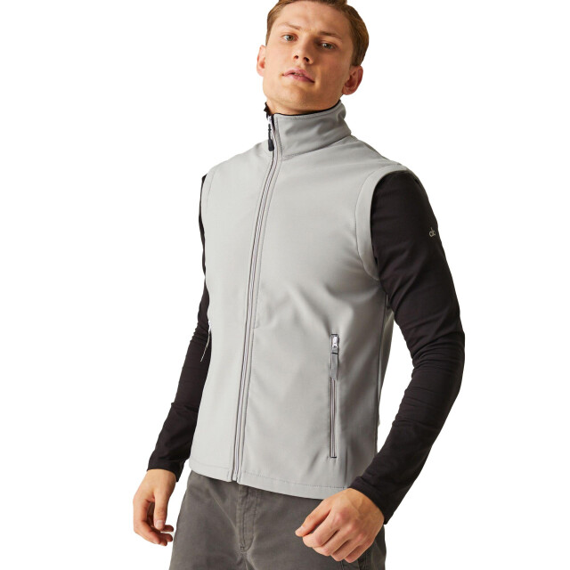 Regatta Heren ascender softshell 2-laags bodywarmer UTLT206_mineralgreyblack large