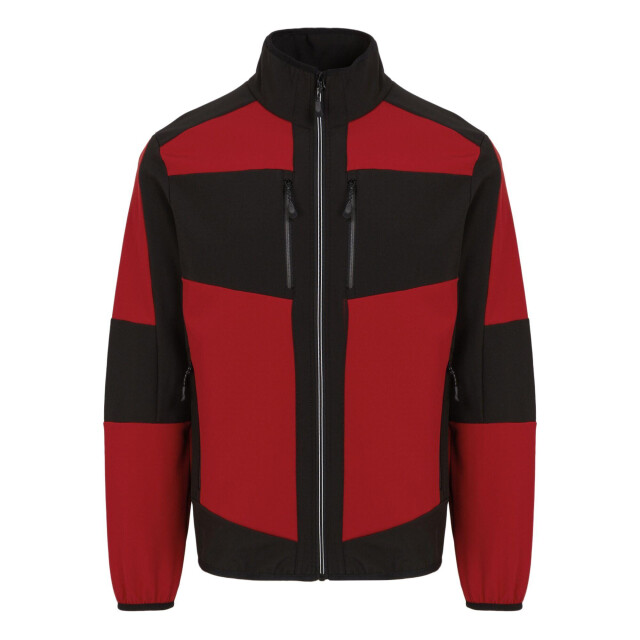 Regatta E-volve 2-laags soft shell-jack voor volwassenen UTLT205_classicredblack large