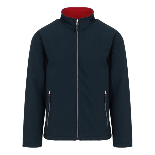 Regatta Heren ascender fleece jas UTLT207_navyclassicred large