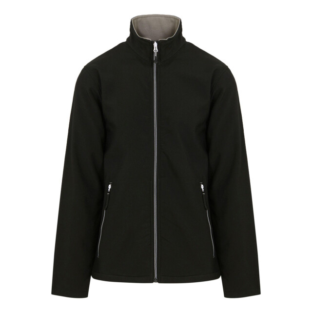 Regatta Heren ascender effen dubbellaags soft shell jas UTLT208_blackmineralgrey large