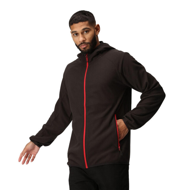 Regatta Heren navigate full zip fleecejack UTLT215_blackclassicred large