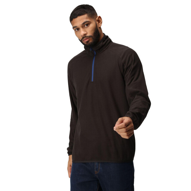 Regatta Heren navigate half zip fleece UTLT212_blacknewroyal large