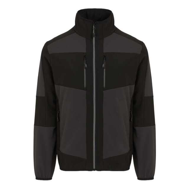 Regatta E-volve 2-laags soft shell-jack voor volwassenen UTLT205_ashblack large