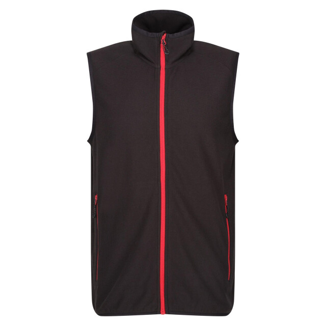 Regatta Heren navigate fleece gilet UTLT214_blackclassicred large