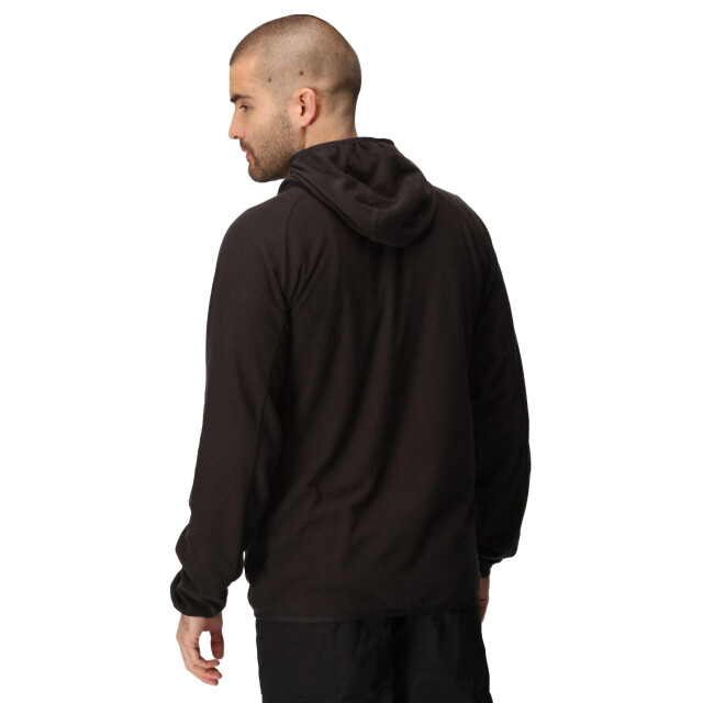 Regatta Heren navigate full zip fleecejack UTLT215_blacksealgrey large